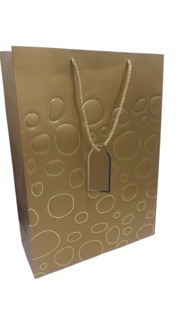 SACOLA PRESENTE LUXO BOLAS 42X32