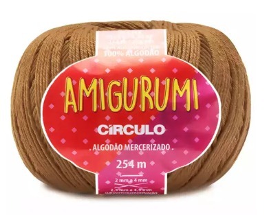 LINHA AMIGURUMI BEGE/MARROM