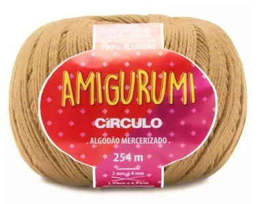 LINHA AMIGURUMI BEGE/MARROM