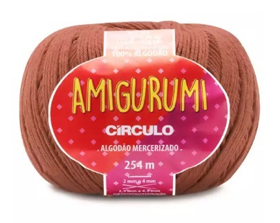 LINHA AMIGURUMI BEGE/MARROM