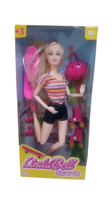BONECA LINDA BELL SPORT